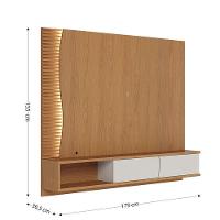 Home Suspenso Egeu Freijó Off White Com Mesa De Centro Jeri Off White Freijó - Colibri - 5