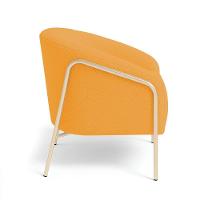 Poltrona Sala Industrial Alta Champanhe Stella Bouclê Mostarda D03 - D'rossi - 5