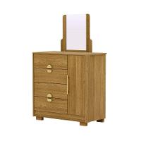 Cômoda Quarto 95cm Com Espelho 1 Porta Kenia V01 - D'rossi Cor Naturale - 2