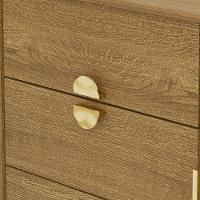 Cômoda Quarto 95cm Com Espelho 1 Porta Kenia V01 - D'rossi Cor Naturale - 6