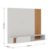Home Suspenso Jurerê 1.6 Off White Matte Freijo Com Mesa De Centro Jeri Off White Freijó - Colibri - 5