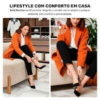 Kit 02 Sofás Ilha Orgânico Living Closet Evo 125cm 02 Lugares Veludo Bege Claro - Desk Design Bege Claro - 5