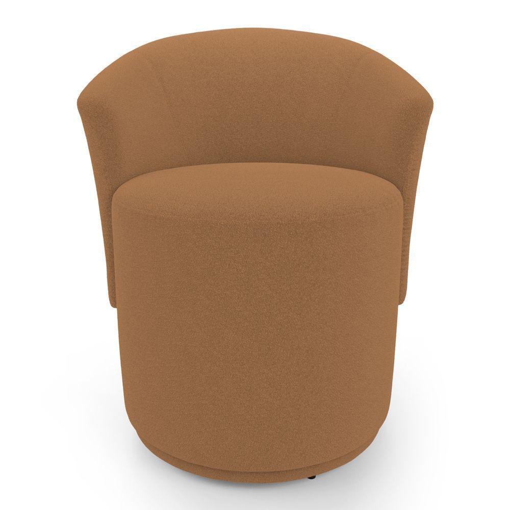 Kit 02 Poltronas Orgânicas Living Mavi Fixa Bouclê Terracota - Abmaza - 6