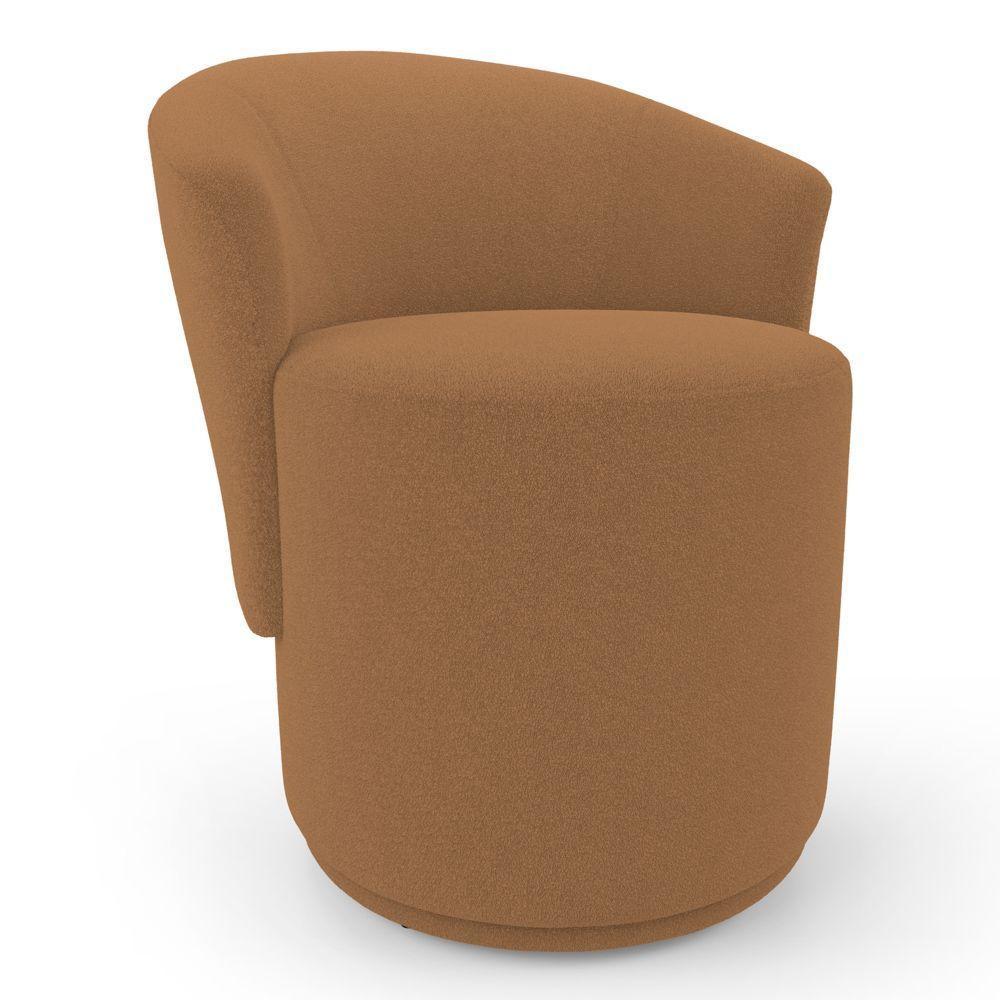 Kit 02 Poltronas Orgânicas Living Mavi Fixa Bouclê Terracota - Abmaza - 8