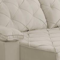 Sofá Retrátil E Reclinável 2,70m Clara | Conforto Premium E Design Elegante | Lansof Brasil Cores Bege - 5
