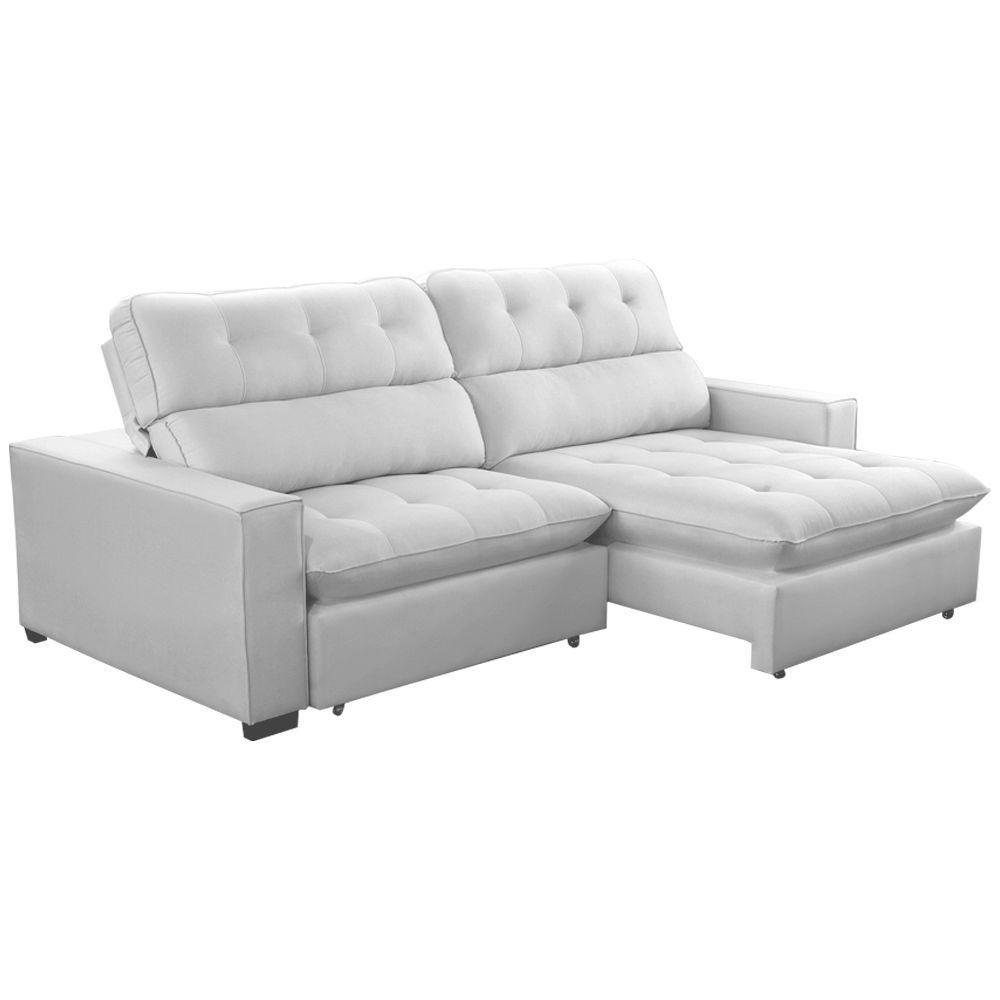 Sofá 2 Lugares 2,10m Retrátil Reclinável Veludo Andreia Lansofbr Cores Terracota - 3