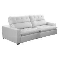 Sofá 2 Lugares 2,10m Retrátil Reclinável Veludo Andreia Lansofbr Cores Terracota - 2