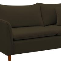 Sofá Living Kassia 2 Lugares 2,04m Veludo Cores Lansofbr Cores Grafite - 7