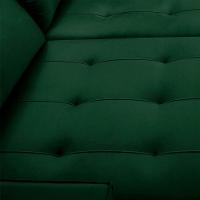 Sofa Retratil Reclinavel 2 Lugares 2,80 Vitória Veludo Verde Lansofbr - 7