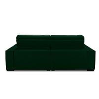 Sofa Retratil Reclinavel 2 Lugares 2,80 Vitória Veludo Verde Lansofbr - 9