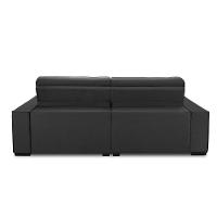 Sofa Retratil Reclinavel 2 Lugares 2,80 Vitória Veludo Grafite Lansofbr - 5