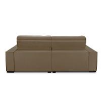 Sofa Retratil Reclinavel 2 Lugares 2,60 Vitória Veludo Capuccino Lansofbr - 5