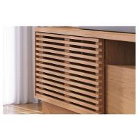 Estante Home Theater Ambiente Campeche Com Pés Freijó Off White Matte - Colibri - 2