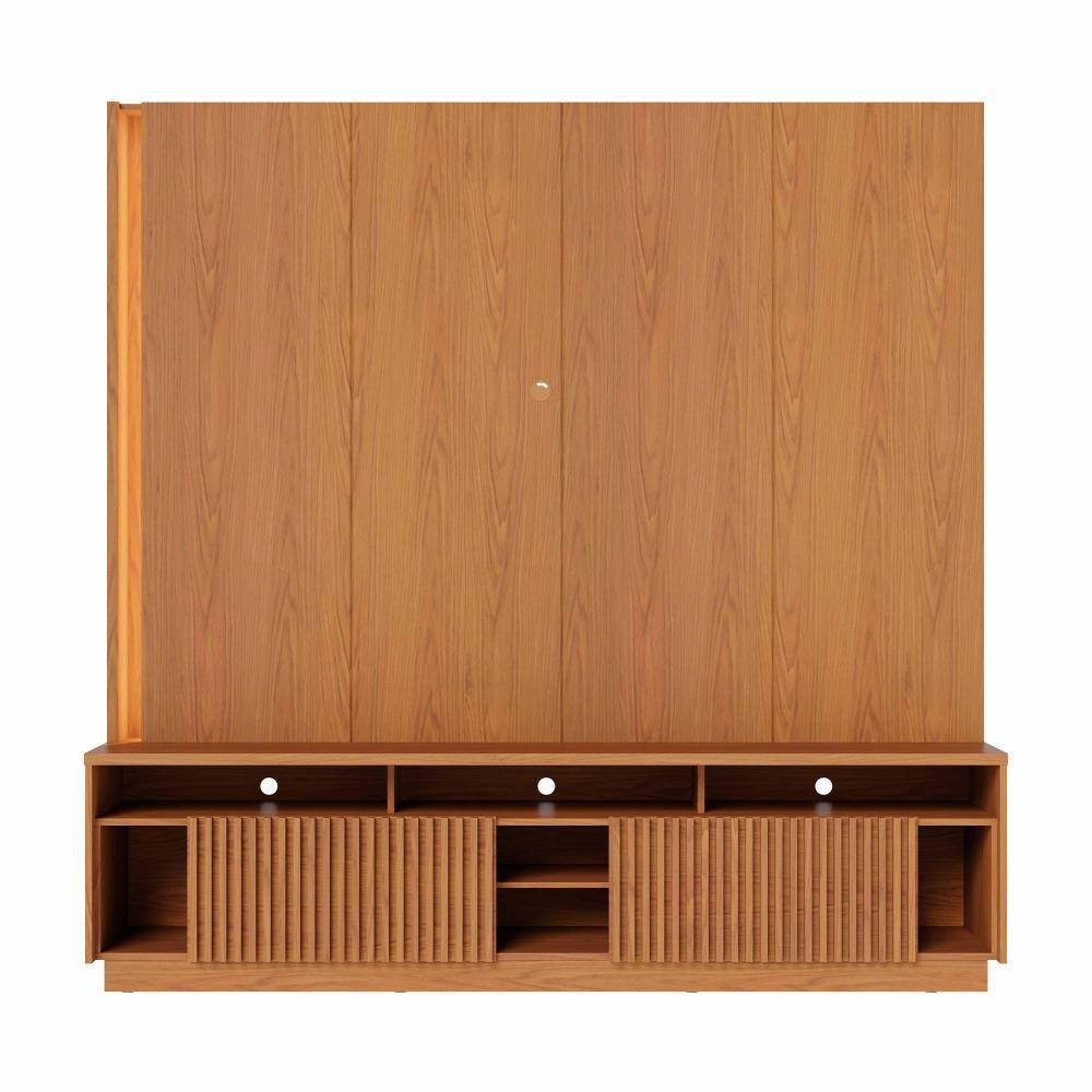 Estante Home Theater Jordão Freijó Com Mesa De Centro Jeri Off White Freijó - Colibri - 8