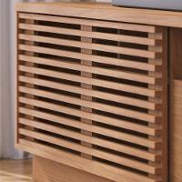 Estante De Tv 70 Polegadas 200cm Com Led Lidia C04 - D'rossi Cor Freijó E Off White Matte - 7