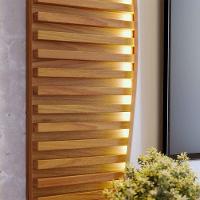 Painel Tv 65 Pol 180cm Bancada Suspensa Ripado Manacá C04 - D'rossi Cor Off White Matte E Freijó - 7