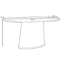 Mesa Valência Com 06 Cadeiras Para Sala De Jantar Louise L02 Bouclê Creme - Lyam Decor - 8