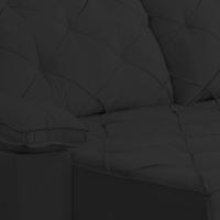 Sofá Retrátil E Reclinável 2,70m Clara | Conforto Premium E Design Elegante | Lansof Brasil Cores Preto - 5