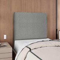 Cabeceira Solteiro 90 Cm Com Frame Luna Linho Cinza Escuro Artte Cinza Escuro - 2