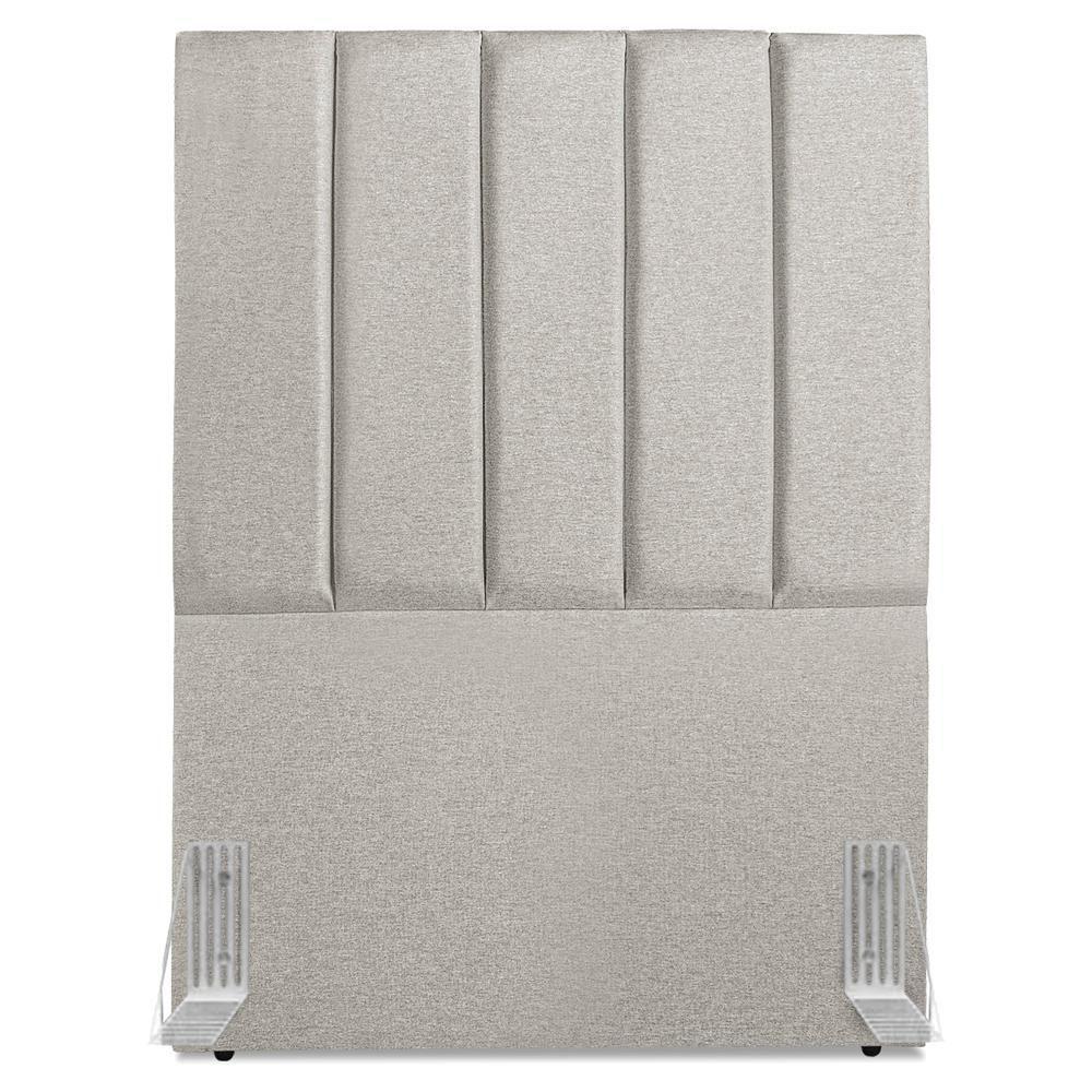 Cabeceira Solteiro 100 Cm Com Frame Dalia Linho Cinza Artte Cinza - 5