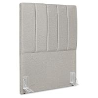 Cabeceira Solteiro 100 Cm Com Frame Dalia Linho Cinza Artte Cinza - 1