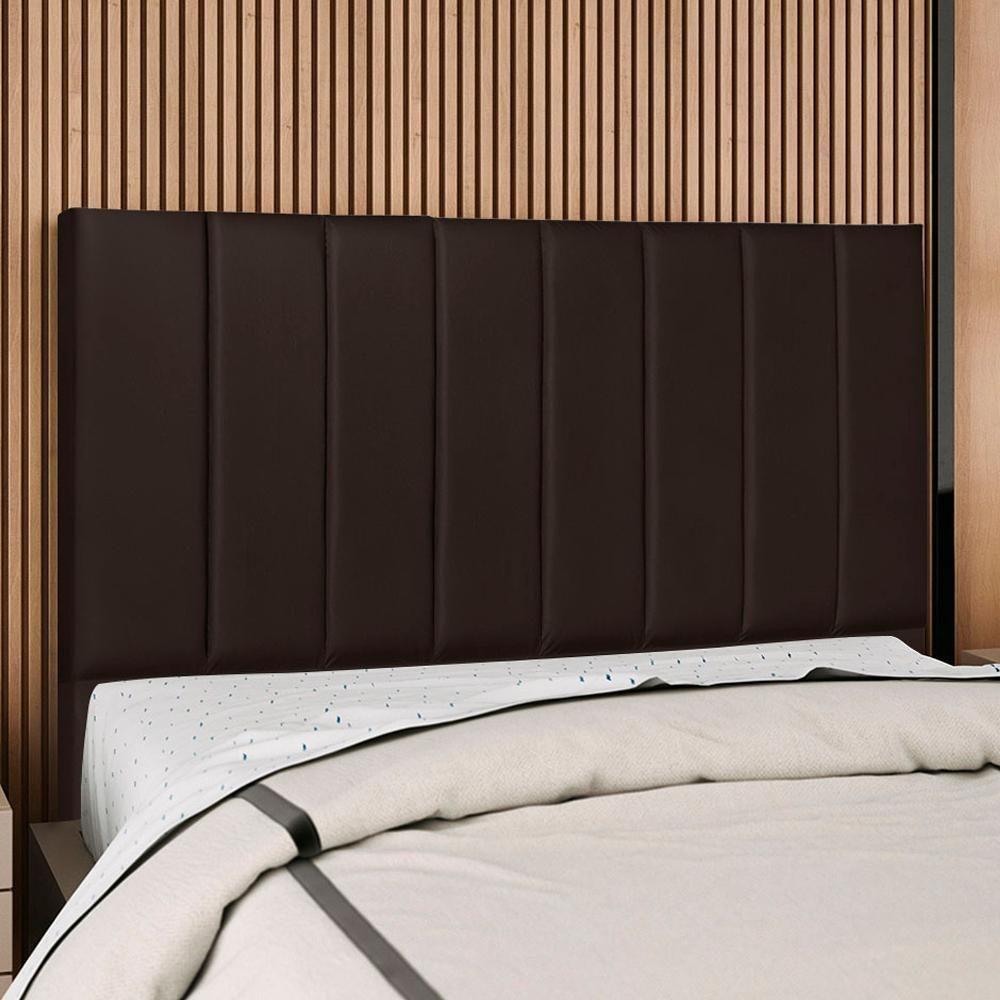 Cabeceira Queen 160 Cm Com Frame Dalia Corino Marrom Artte Marrom - 2