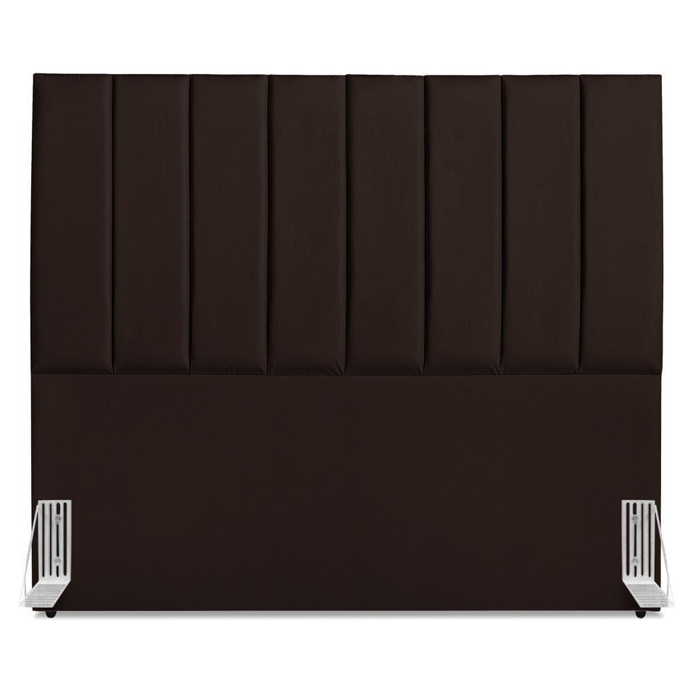 Cabeceira Queen 160 Cm Com Frame Dalia Corino Marrom Artte Marrom - 5