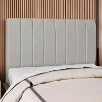 Cabeceira Queen 160 Cm Com Frame Dalia Linho Cinza Artte Cinza - 2