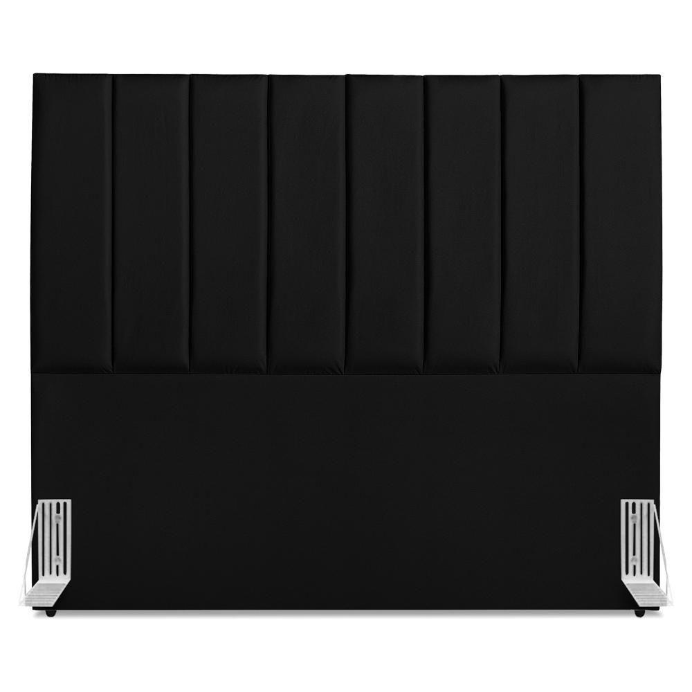 Cabeceira Queen 160 Cm Com Frame Dalia Corino Preto Artte Preto - 5