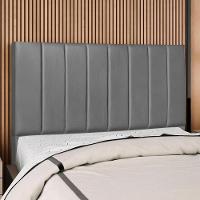 Cabeceira Queen 160 Cm Com Frame Dalia Corino Cinza Artte Cinza - 2