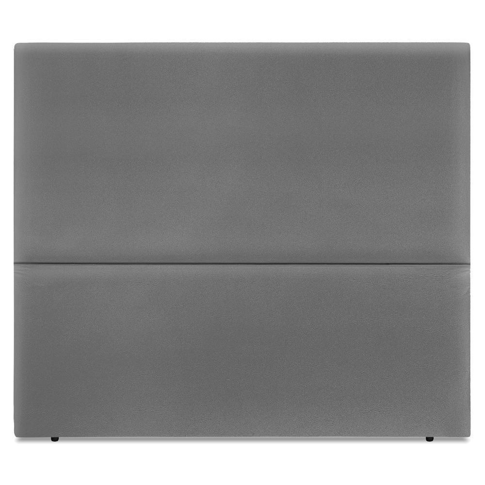 Cabeceira Casal 140 Cm Com Frame Luna Corino Cinza Artte Cinza - 5