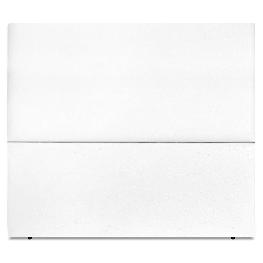 Cabeceira Casal 140 Cm Com Frame Luna Corino Branco Artte Branco - 5