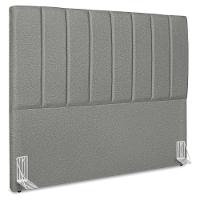 Cabeceira Queen 160 Cm Com Frame Dalia Linho Cinza Escuro Artte Cinza Escuro - 1