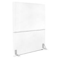 Cabeceira Solteiro 90 Cm Com Frame Luna Corino Branco Artte Branco - 1
