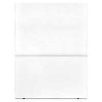 Cabeceira Solteiro 90 Cm Com Frame Luna Corino Branco Artte Branco - 5