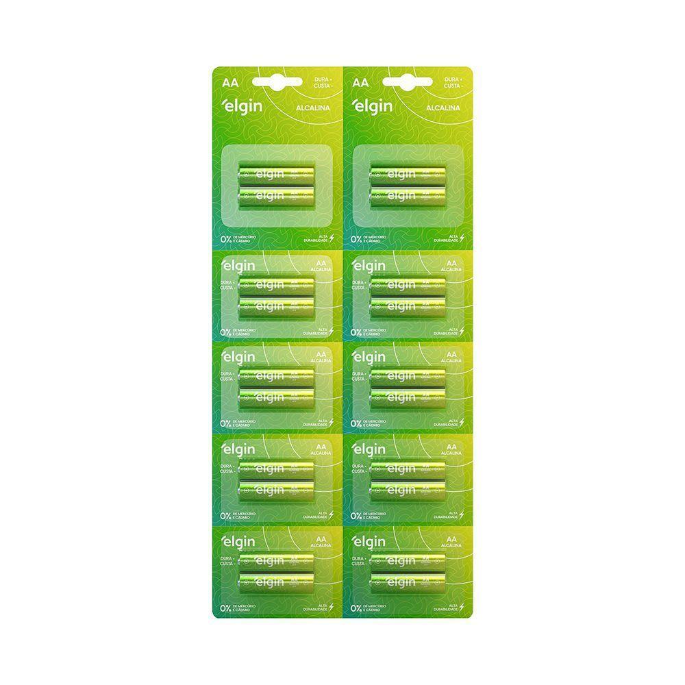 Pilhas Aa Alcalinas Cartela Com 20 82345 - 1