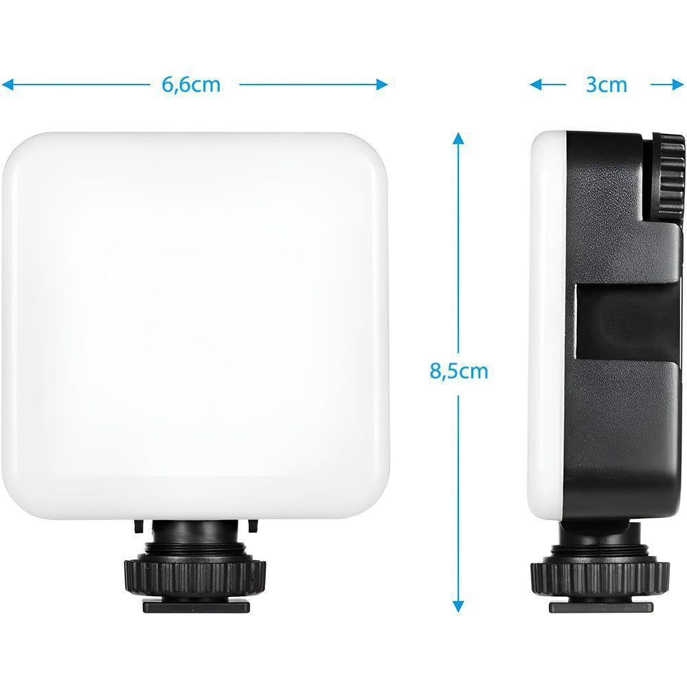 Mini Luz Led Portátil Para Vídeo Câmera Rgb Lâmpada - 5