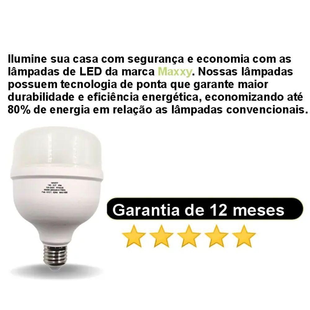 Kit Com 7 Lâmpadas Led Bulbo 40w 6500k Max-0406 - 4