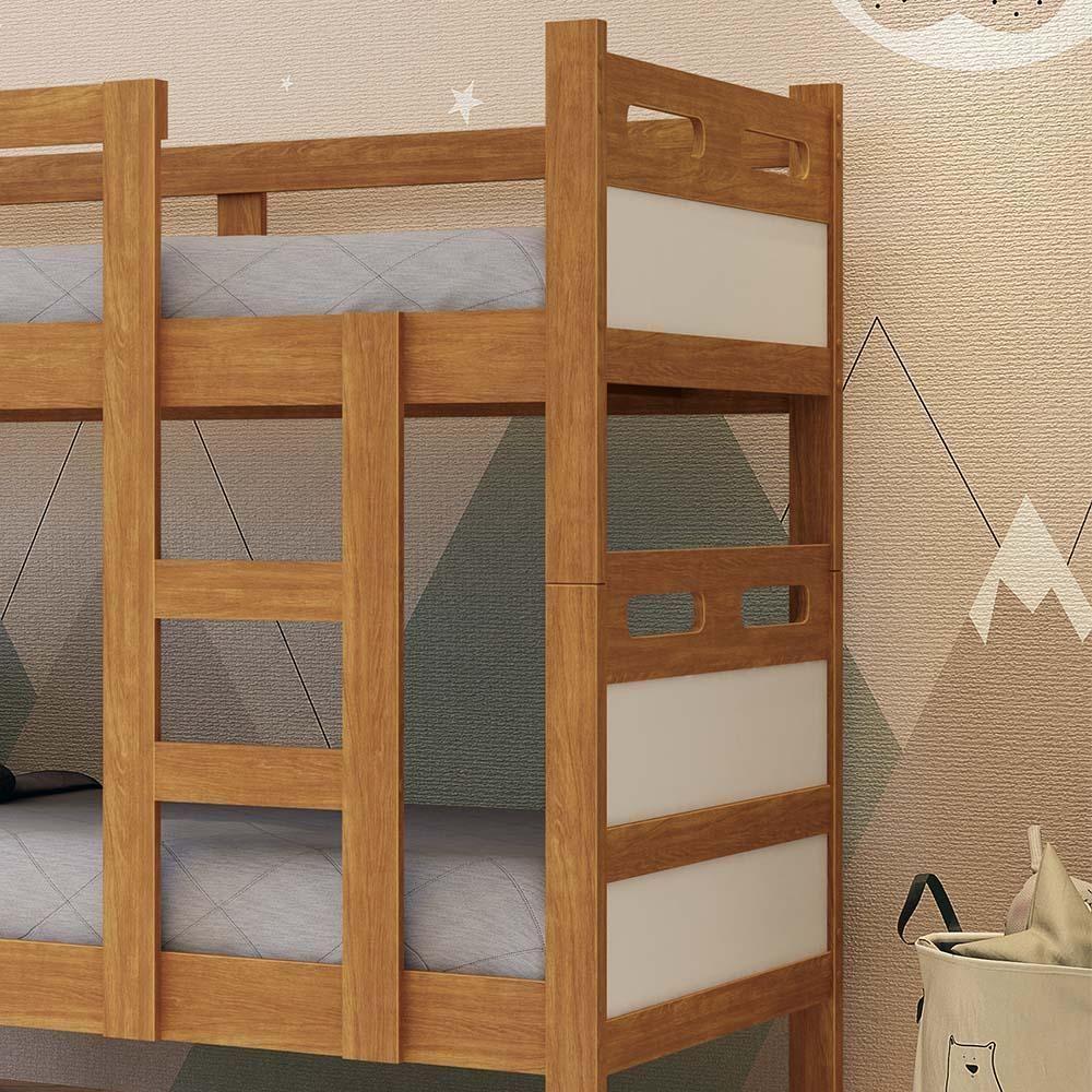 Beliche Com Grades Mdf Reforçada Cor Nature Off White - 3