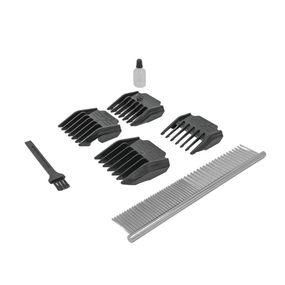 Kit Pet Maquina Recarregavel Tosa De Cães E Gatos - 3