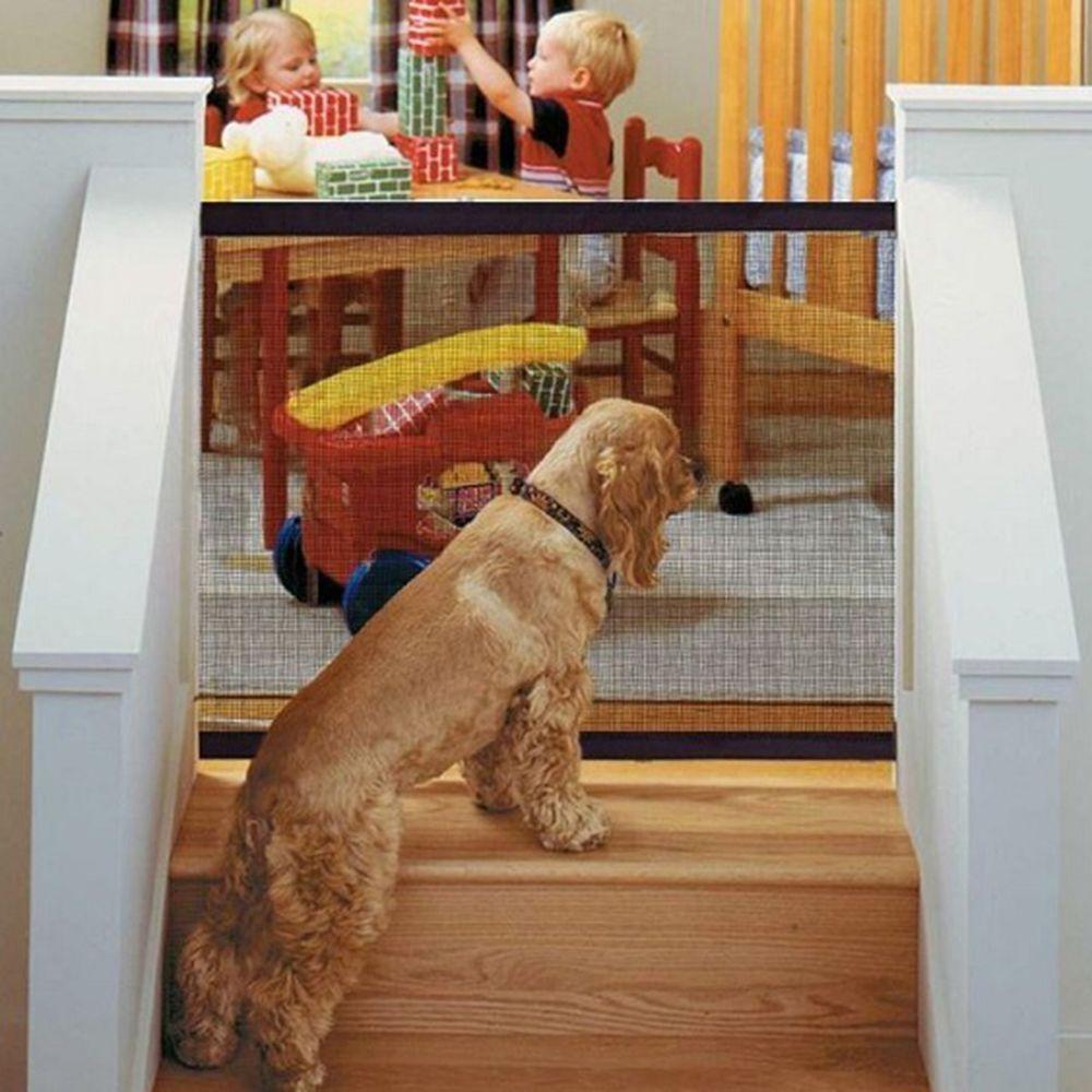 Porta Tela Protetora Grade Bebes Cães Gatos Pet 182 X 76 Cm - 1