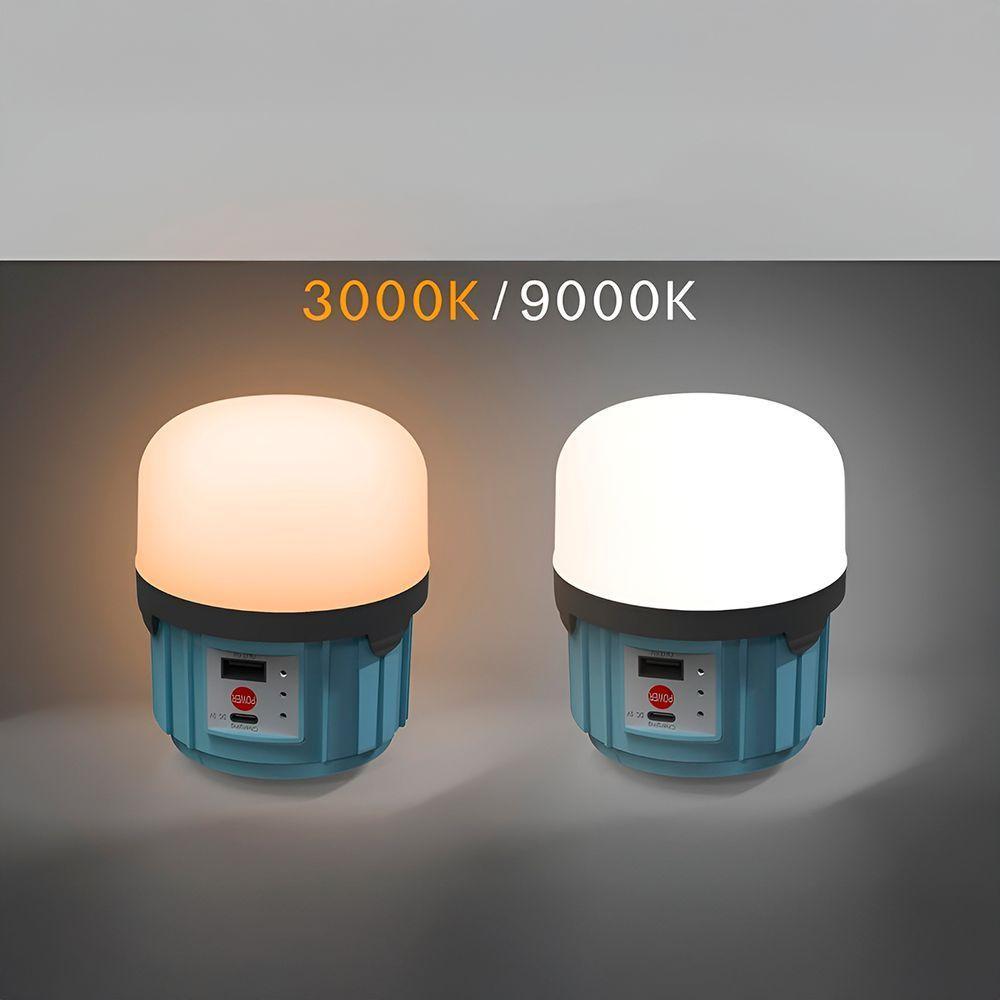 Lanterna Recarregável Estilo Lampião Usb Solar Cor:azul - 4