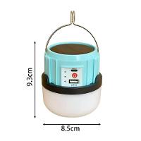 Lanterna Recarregável Estilo Lampião Usb Solar Cor:azul - 5