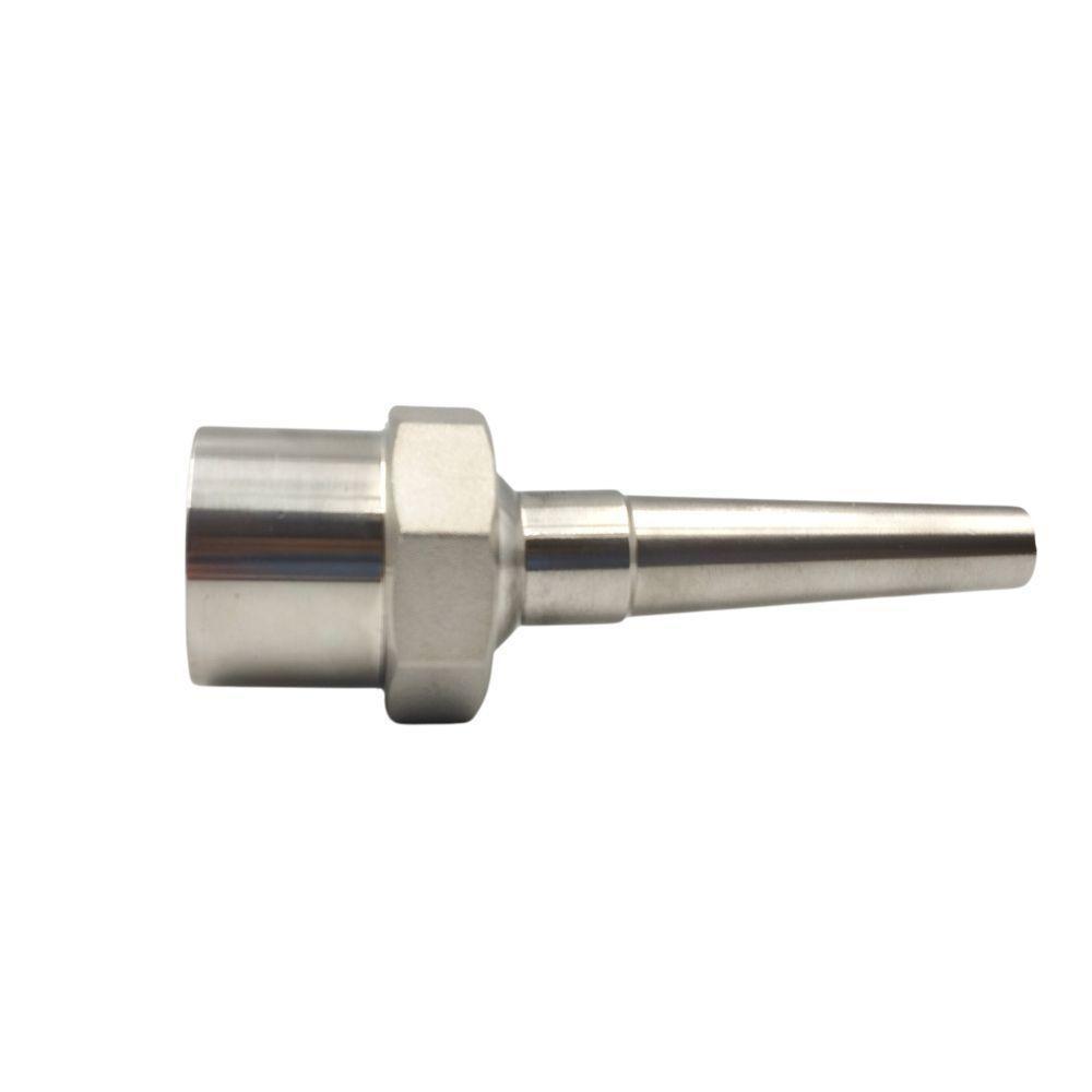 Bico Articulado Em Inox Para Piscinas Fontes Chafarizes De 12mm Com Entrada Rosca De 1 1-2" - 3