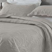 Kit Cobre Leito Colcha Basic Casal 3 Peças Dupla Face Liso Classic - Avelã - 100% Poliéster - 2