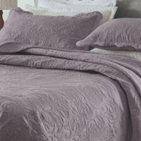 Kit Cobre Leito Colcha Basic King 3 Peças Dupla Face Liso Classic - Lavanda - 100% Poliéster - 2