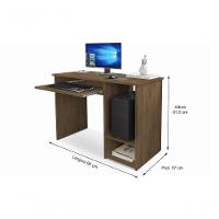 Mesa Para Computador Inglaterra Com Suporte Para Teclado Ferrara - 3