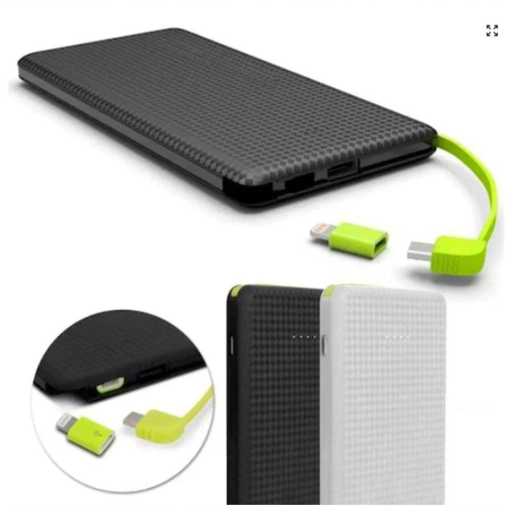 Power Bank Universal 10.000 Mah Carregador Celular Compatível Android E Iphone - 3
