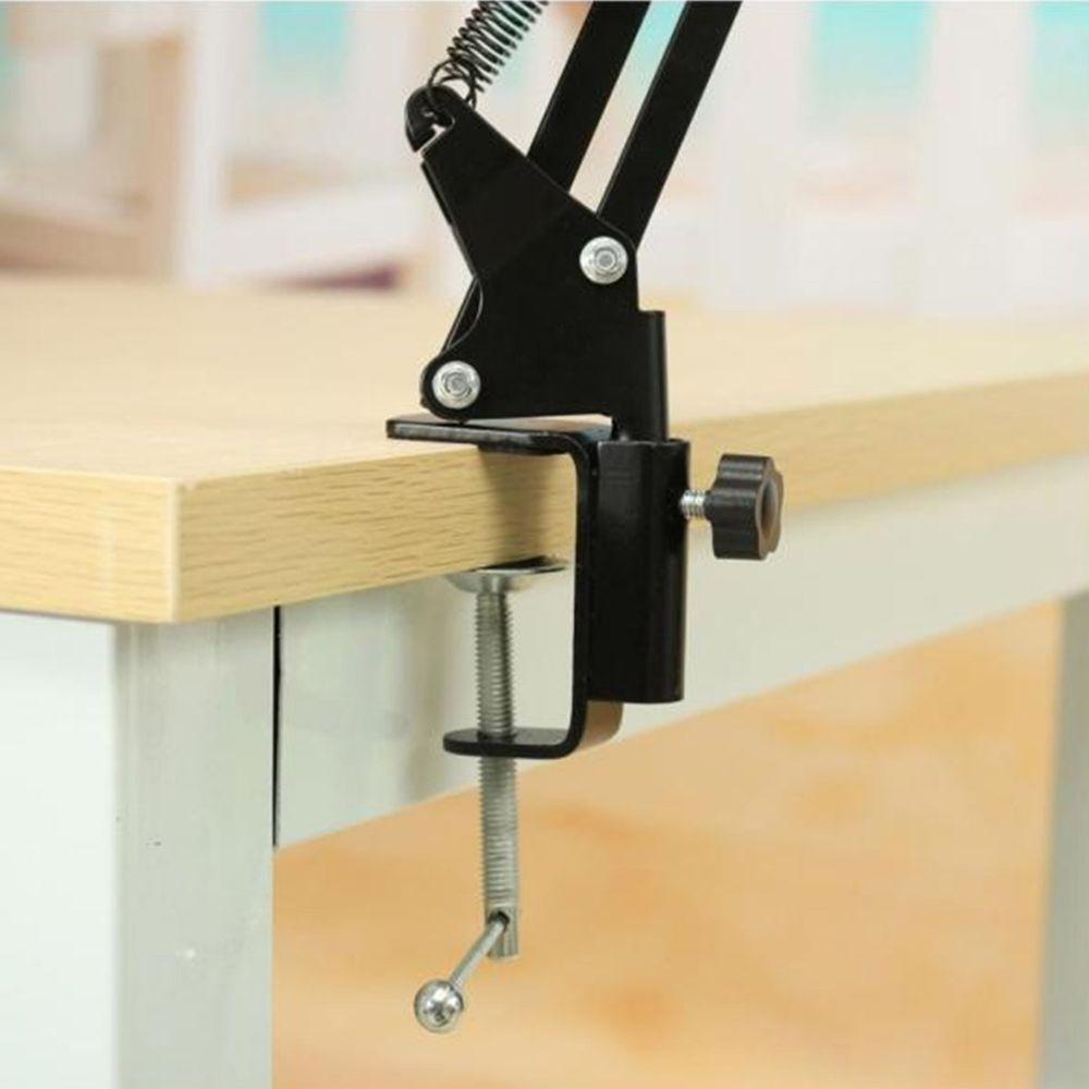 Suporte Pedestal De Microfone Mesa Podcast Transmissao Gravaçao Articulavel Multiuso Resistente Versatil - 5