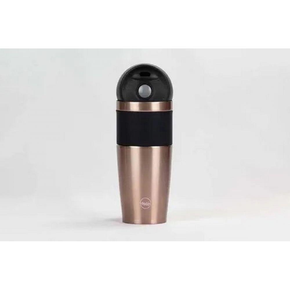 Copo Termico Mokha Com Tampa Rub 450ml Parede Dupla Cor: Rose Gold - 3